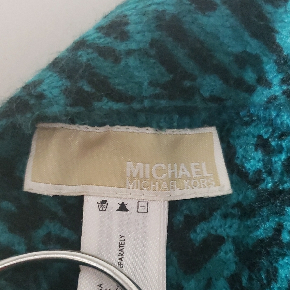 Michael Michael Kors Linear Teal Patterned Infini… - image 2